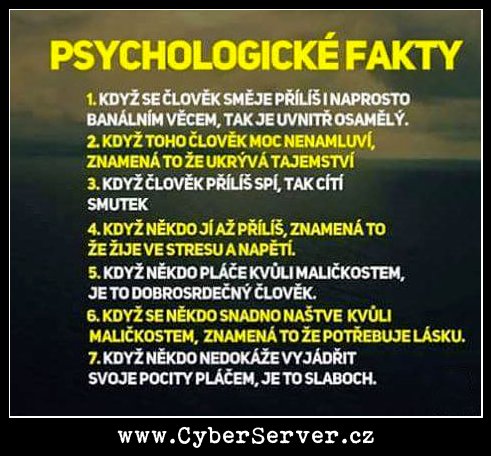 Psychologické fakty