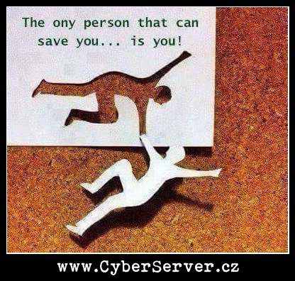 Pouze jeden člověk tě může zachránit