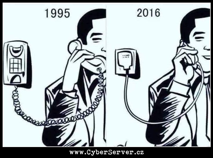 Telefon dříve a dnes