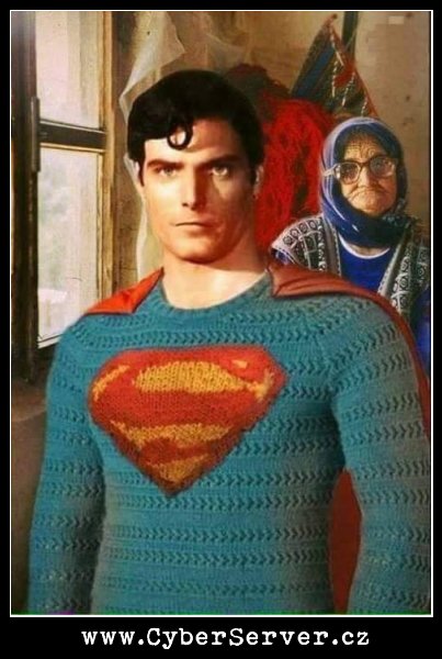 Babička vylepšila Supermanovi oblek